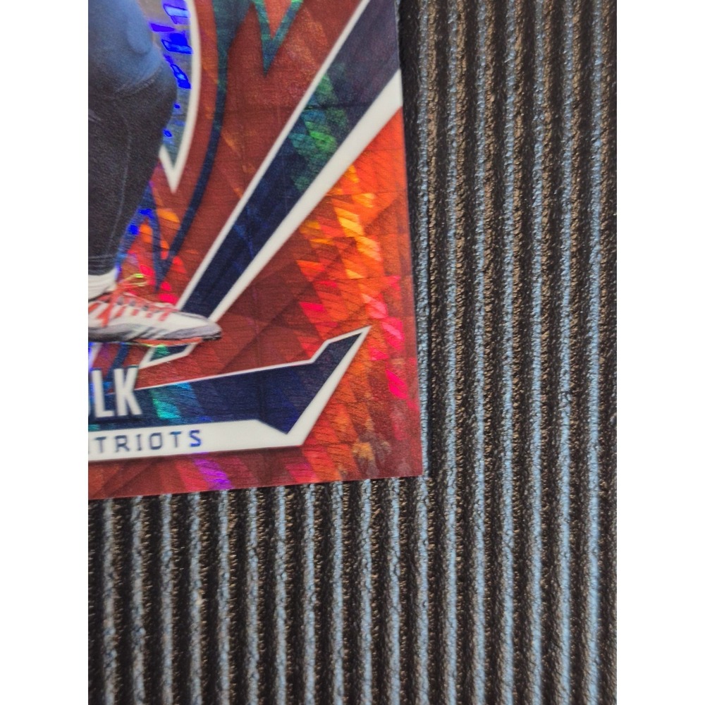 2024 Panini Phoenix Ja'Lynn Polk #190 Rookiew Red Hyper /140 (RC) Patriots‎ SP - Picture 6 of 7